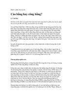 Tài liệu Hành vi phân chia lợi ích Cào bằng hay công bằng? pdf