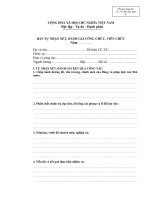 Bài giảng Mẫu đánh giá dành cho hiệu trưởng