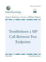 Tài liệu Troubleshoot a SIP Call Between Two Endpoints pdf