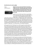 Tài liệu Két sắt dữ liệu cho doanh nghiệp ppt