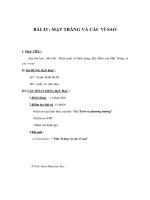 Tài liệu TNXH lớp 1 - BÀI 33 : MẶT TRĂNG VÀ CÁC VÌ SAO ppt