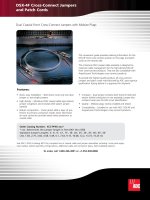 Tài liệu DSX-4F Cross-Connect Jumpers and Patch Cords ppt
