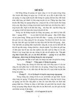 Các phương thức truyền dẫn, các cơ cấu bến đổi điện   quang và cơ cấu biến đổi quang   điện trong hệ thống thông tin cáp sơi quang 