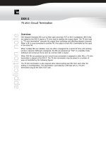 Tài liệu DSX-3 75 ohm Circuit Termination doc