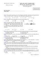 Tài liệu Bộ đề ôn thi tốt nghiệp ban khoa học tự nhiên môn lý đề 2 docx