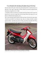 Vì sao honda bị chê xấu nhưng vẫn thành công tại việt nam 