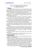 Tài liệu Xác định công thức phân tử - hợp chất hữu cơ doc