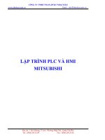 LẬP TRÌNH PLC VÀ HMI MITSUBISHI