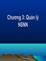 Quản lý ngân sách nhà nước