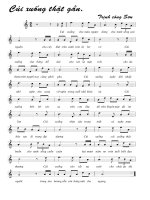 Tài liệu Bài hát cuối xuống thật gần - Trịnh Công Sơn (lời bài hát có nốt) docx