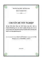 381 giải pháp nâng cao chất lượng cung cấp  dịch vụ internet marketing cho các doanh nghiệp thương mại vừa và nhỏ tại trung tâm phát triển thương mại điện tử(cục thương mại điện tử và công nghệ thong tin) 