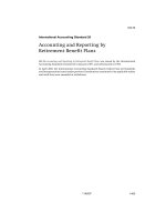 Tài liệu Chuẩn mực kế toán quốc tế IAS 26 ppt