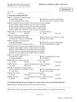 Bài soạn Mã Đề 357 KTTX AV11 S1 HK2