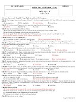 Tài liệu KTRA 1 TIẾT Lần1-HK2 LÝ 12CB MÃ ĐỀ 312 ( Có ĐA)