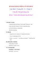 Tài liệu Giáo án dạy trẻ mẫu giáo doc