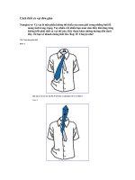 Tài liệu Thắt cà vạt đơn giản ppt