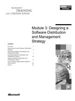 Tài liệu Module 3: Designing a Software Distribution and Management Strategy ppt