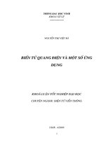 Biến tử quang điện và một số ứng dụng 