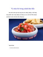 Tài liệu Vị mùa hè trong salad dưa hấu doc