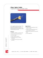 Tài liệu Fiber Optic Cable Ruggedized Simplex and Duplex Cables doc