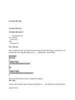 Tài liệu C# Căn Bản Toàn Tập part 4 doc