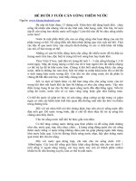 Tài liệu BÉ DƯỚI 3 TUỔI CẦN UỐNG THÊM NƯỚC pdf