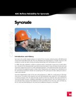 Tài liệu ADC Refines Reliability for Syncrude doc