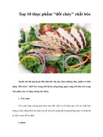 Tài liệu Top 10 thực phẩm 