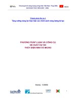 Tài liệu CHƯƠNG TRÌNH NĂNG LƯỢNG NÔNG THÔN VIỆT NAM - THỤY ĐIỂN GIAI ĐOẠN THỰC HIỆN (2005-2006) ppt