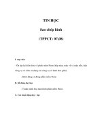 Tài liệu TIN HỌC - Sao chép hình ppt