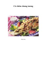 Tài liệu Cá chẽm chưng tương doc