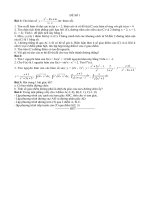 Bài soạn Đề thi thử TN THPT - Đề số 1