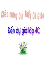 Bài giảng Toán lớp 4 bài : Tính chất giao hoán của phép cộng