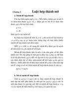 Tài liệu luận văn nghiêng cứu hệ thống điều khiển mờ bằng MATLAB, chương 2 pdf