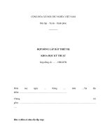 Tài liệu Mẫu hợp đồng lắp ráp thiết bị khoa học kỹ thuật pptx