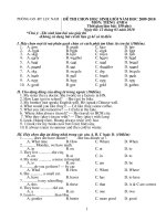 Bài soạn de thi HSG lop 6