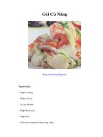 Tài liệu Gỏi Củ Năng pptx