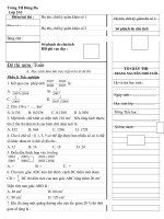 Bài giảng DE TRANG NGUYEN TET 1