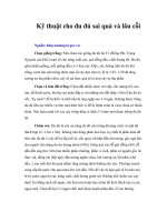 Tài liệu Kỹ thuật cho đu đủ sai quả và lâu cỗi pptx