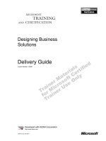 Tài liệu Designing Business - Delivery Guide ppt