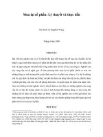 Mua lại cổ phần lý thuyết và thực tiễn 