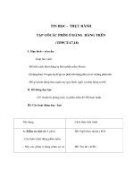 Tài liệu TIN HỌC - THỰC HÀNH TẬP GÕCÁC PHÍM Ở HÀNG HÀNG TRÊN docx