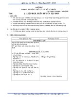 Bài giảng giao an toan 6( chuan nam 2009-2010)