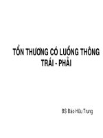 Tài liệu Tổn thương có luồng thông trái - phải pdf