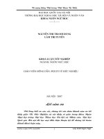 Nghiên cứu từ vựng tiếng việt trong việt nam tự điển theo cấu trúc của đơn vị từ vựng 