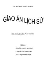 Bài soạn bai nhà Nguyễn thành lập
