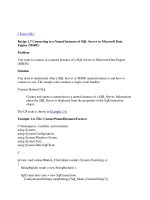 Tài liệu Connecting to a Named Instance of SQL Server or Microsoft Data Engine (MSDE) docx