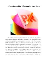 Tài liệu Chân dung nhân viên quan hệ công chúng docx