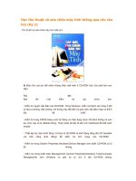 Gián án Sửa máy tính qua các câu hỏi phần 2