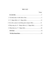 Sự phân lớp các không gian điểm 